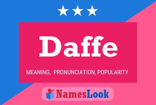 Daffe 名字海报