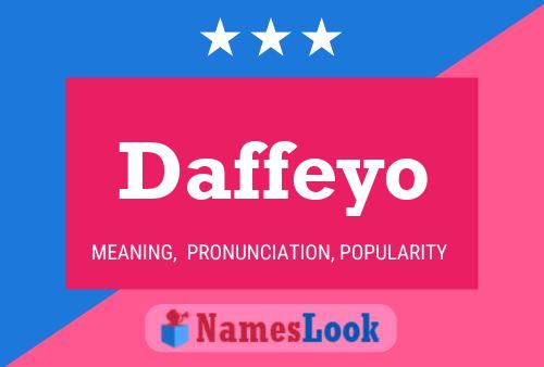 Daffeyo 名字海报