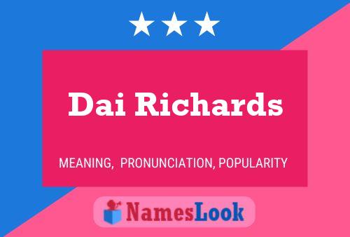 Dai Richards 名字海报