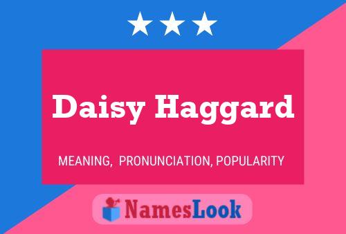 Daisy Haggard 名字海报