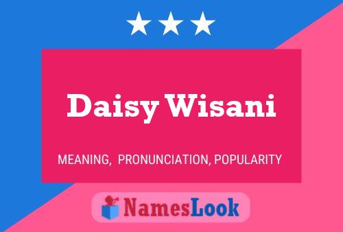 Daisy Wisani 名字海报