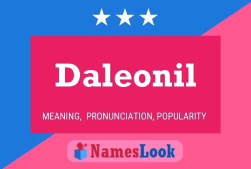 Daleonil 名字海报