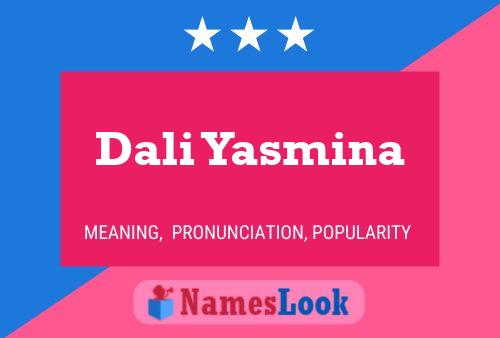 Dali Yasmina 名字海报