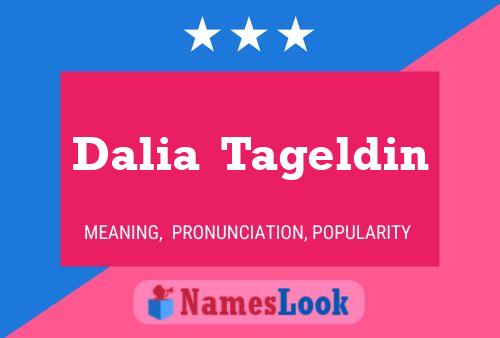 Dalia  Tageldin 名字海报