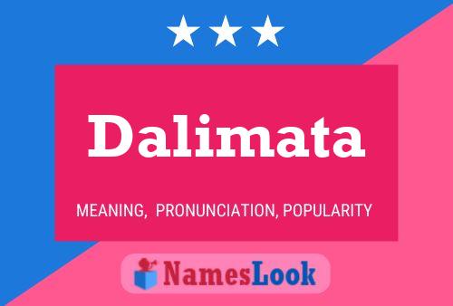 Dalimata 名字海报