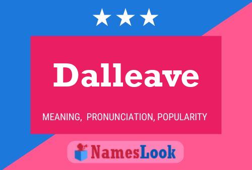 Dalleave 名字海报