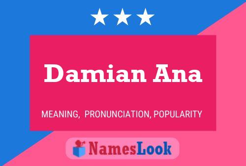 Damian Ana 名字海报