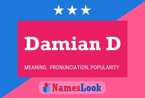 Damian D 名字海报