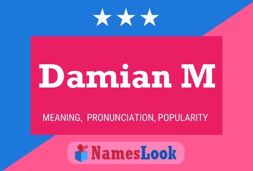 Damian M 名字海报