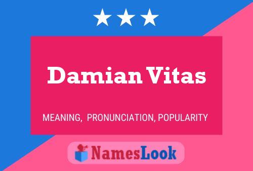 Damian Vitas 名字海报