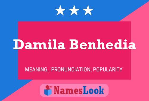 Damila Benhedia 名字海报