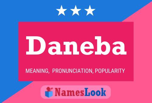 Daneba 名字海报