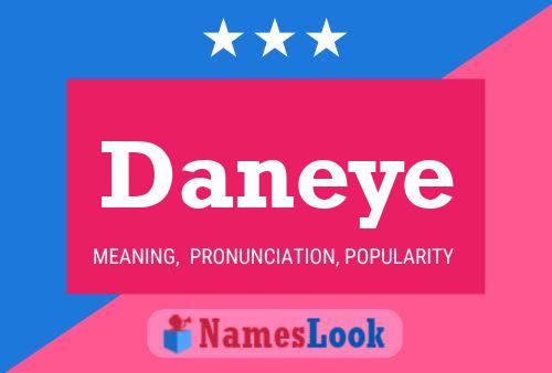 Daneye 名字海报