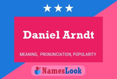 Daniel Arndt 名字海报