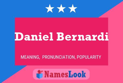 Daniel Bernardi 名字海报