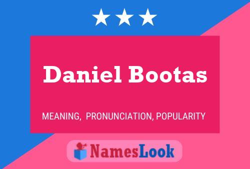 Daniel Bootas 名字海报