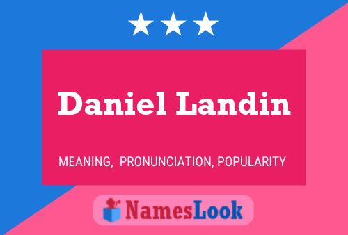 Daniel Landin 名字海报