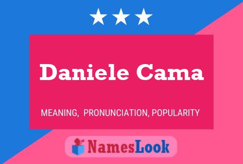 Daniele Cama 名字海报