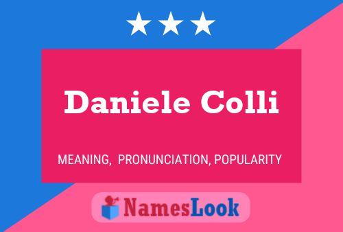 Daniele Colli 名字海报