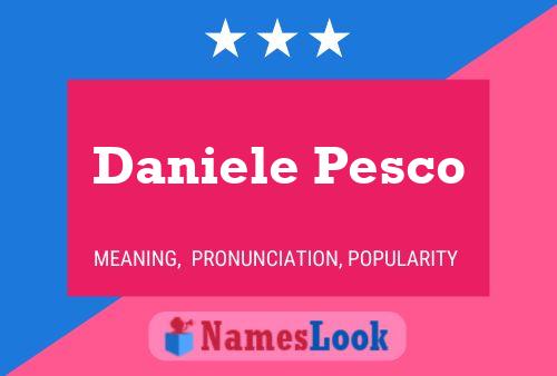 Daniele Pesco 名字海报