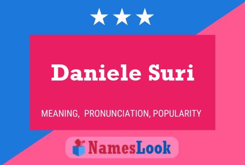 Daniele Suri 名字海报