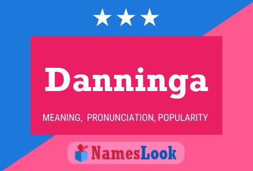 Danninga 名字海报