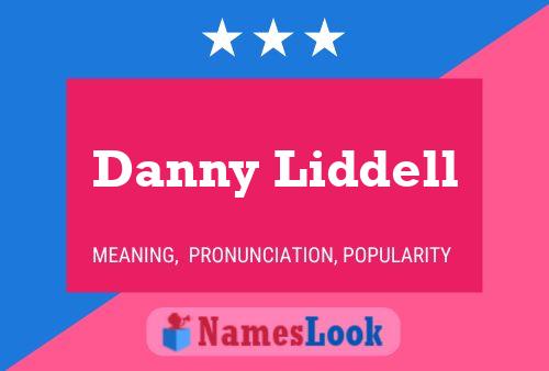 Danny Liddell 名字海报