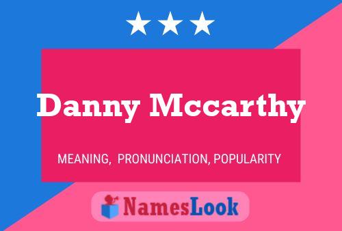 Danny Mccarthy 名字海报