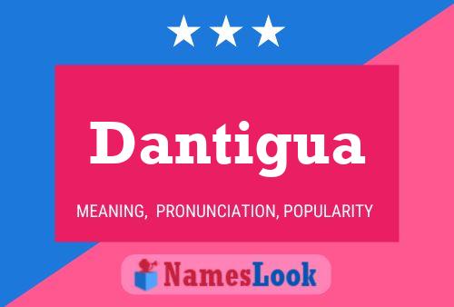 Dantigua 名字海报