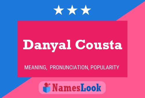 Danyal Cousta 名字海报