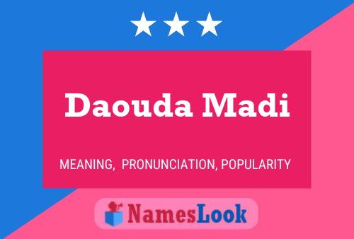 Daouda Madi 名字海报