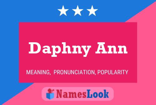 Daphny Ann 名字海报