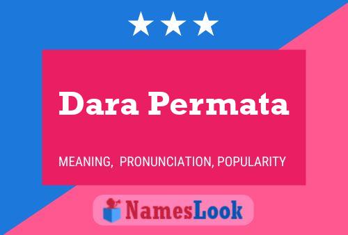 Dara Permata 名字海报