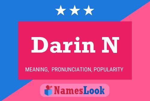 Darin N 名字海报