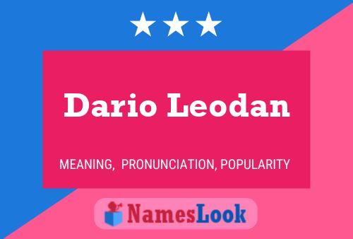 Dario Leodan 名字海报