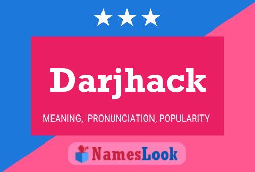 Darjhack 名字海报