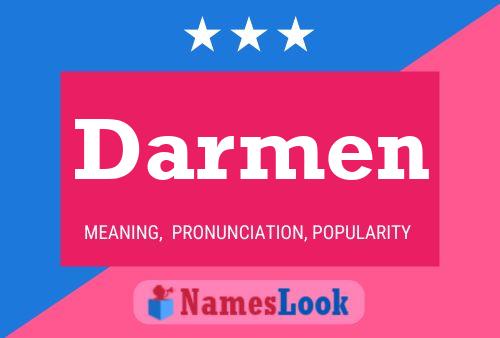 Darmen 名字海报