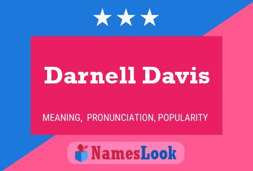 Darnell Davis 名字海报