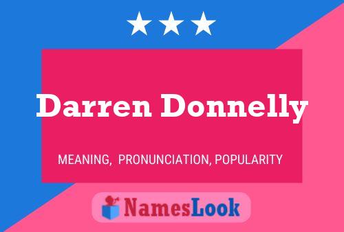 Darren Donnelly 名字海报