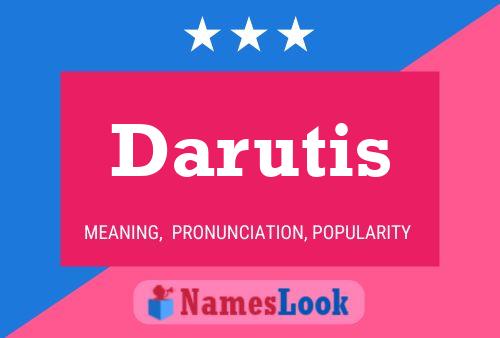 Darutis 名字海报