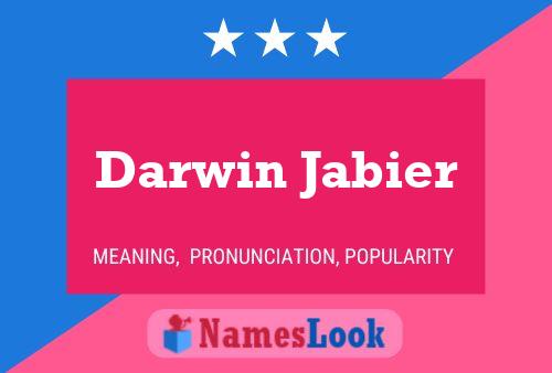 Darwin Jabier 名字海报