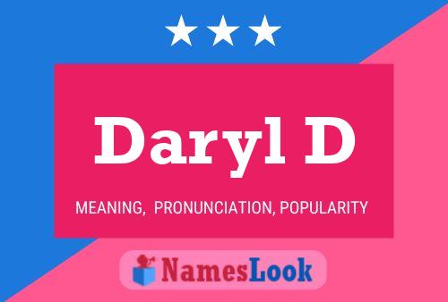 Daryl D 名字海报