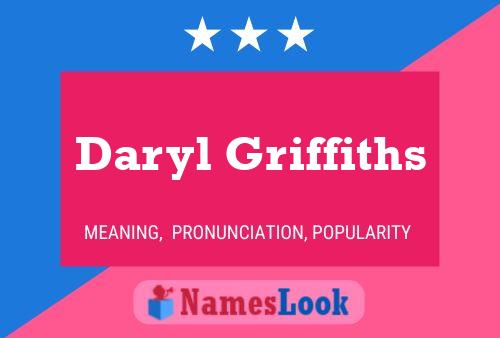 Daryl Griffiths 名字海报