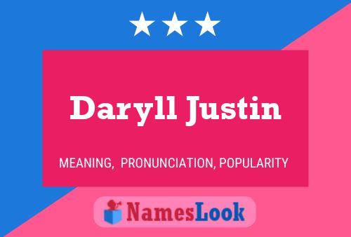 Daryll Justin 名字海报