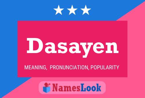 Dasayen 名字海报