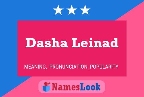 Dasha Leinad 名字海报