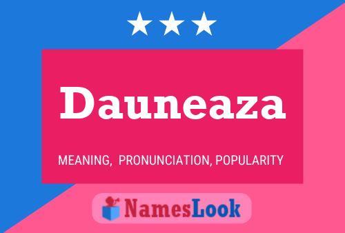 Dauneaza 名字海报