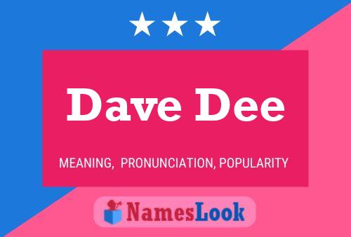 Dave Dee 名字海报