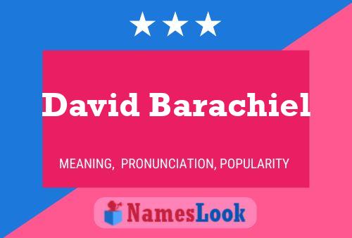 David Barachiel 名字海报