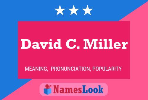 David C. Miller 名字海报